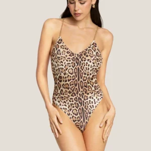 4GIVENESS - Monokini LEO SOUL maculato lurex donna