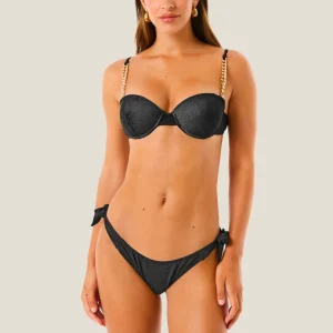 4GIVENESS - Bikini reggiseno con slip regolabile LUREX donna