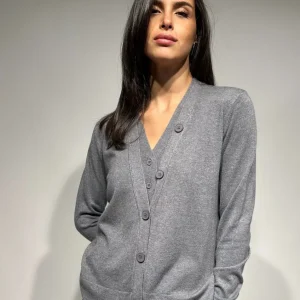 EXTYN - Cardigan con doppia abbotonatura donna