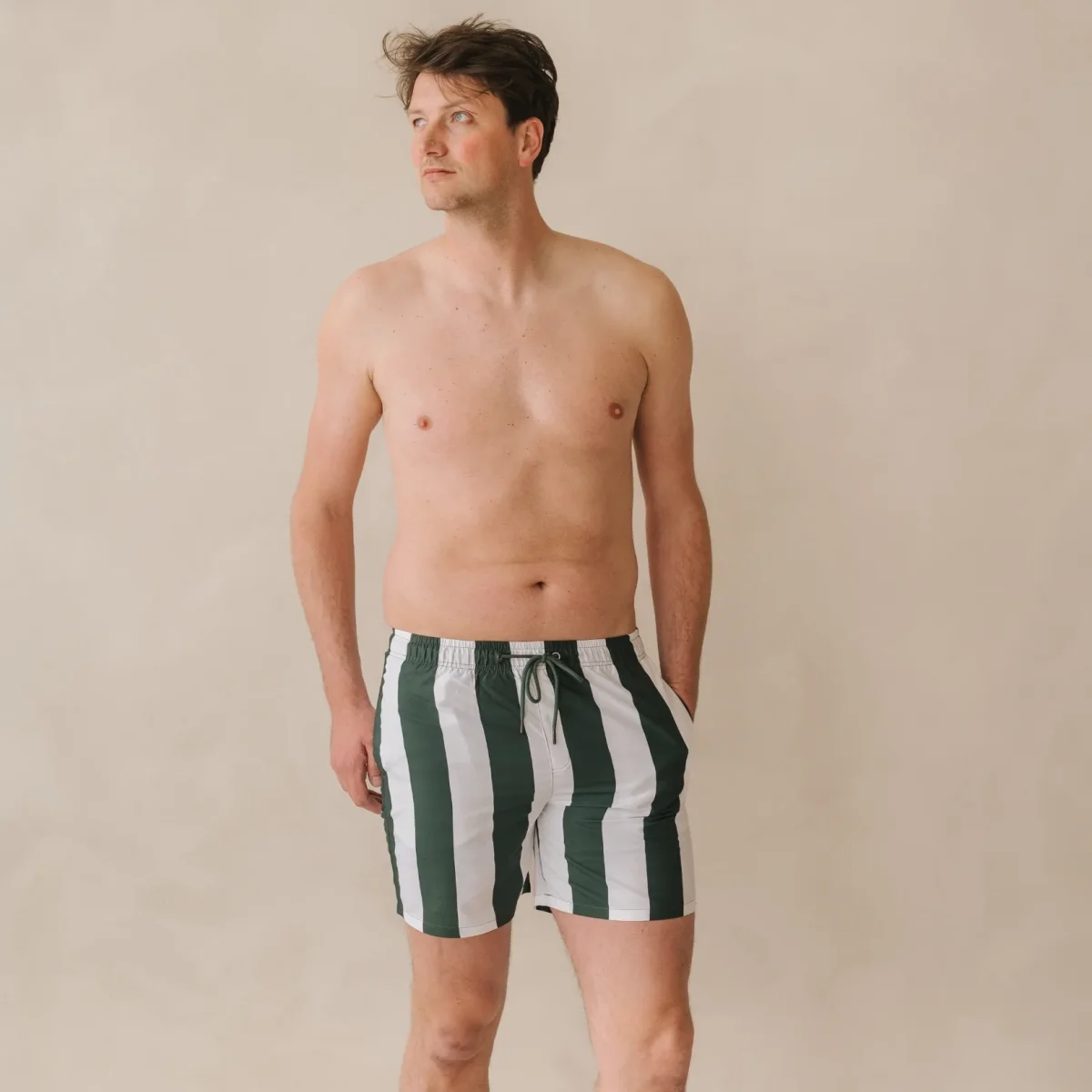 Mens Swimming Trunks Como Stripes - immagine 2