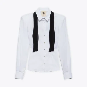 Smoking Shirt Costan -Bianco