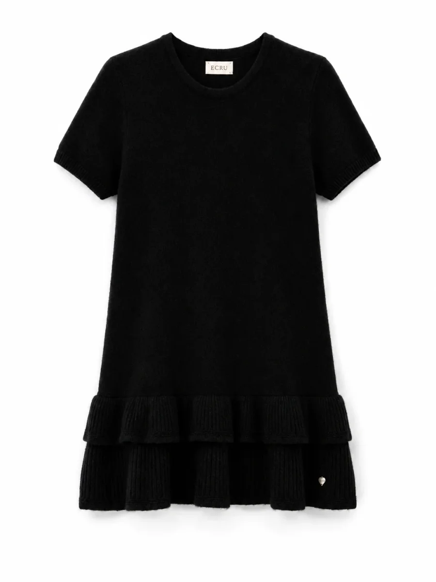 Abito a Maglia con Orlo a Balze | Stile Casual - immagine 7