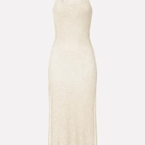 4GIVENESS - Vestito lungo NATURAL MESH donna