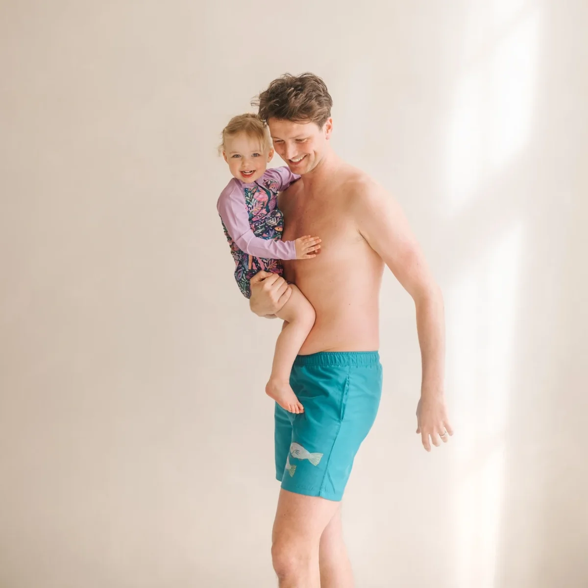 Mens Swimming Trunks Weird Fishes