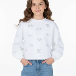 FUN FUN - Felpa con applicazione in strass bambina